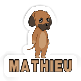 Mathieu Sticker  Great Dane Image