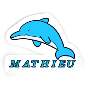 Mathieu Autocollant Dauphin Image