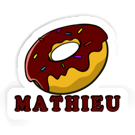 Krapfen Aufkleber Mathieu Image