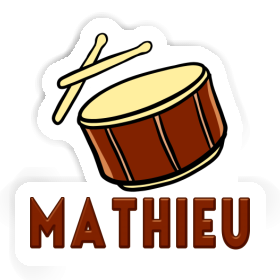 Tambour Autocollant Mathieu Image