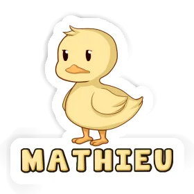 Canard Autocollant Mathieu Image