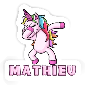 Autocollant Mathieu Licorne Image