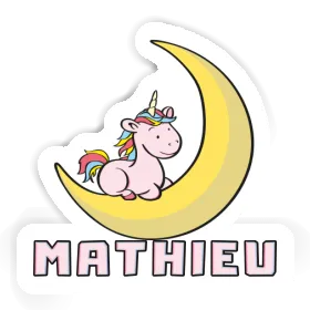 Licorne Autocollant Mathieu Image