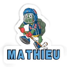 Sticker Hockey Player Mathieu Image