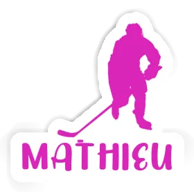 Autocollant Mathieu Joueuse de hockey Image