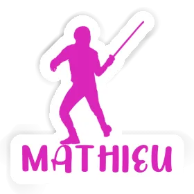Autocollant Escrimeur Mathieu Image