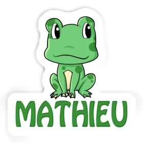 Mathieu Autocollant Grenouille Image