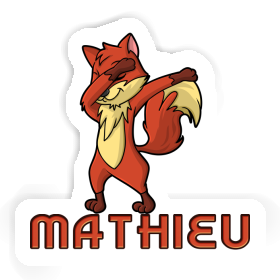 Mathieu Sticker Dabbing Fox Image