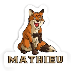 Sticker Fox Mathieu Image