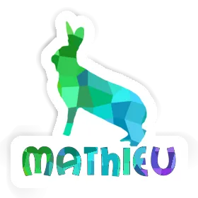 Rabbit Sticker Mathieu Image