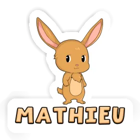 Rabbit Sticker Mathieu Image