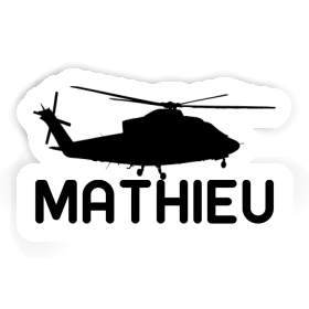 Mathieu Autocollant Hélicoptère Image