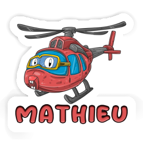 Autocollant Hélico Mathieu Image