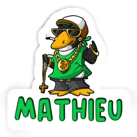 Autocollant Pingouin hip-hop Mathieu Image