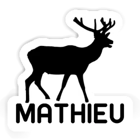 Autocollant Cerf Mathieu Image