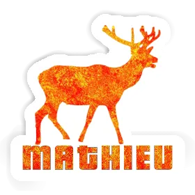 Mathieu Autocollant Cerf Image