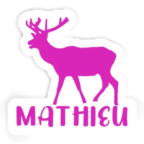 Cerf Autocollant Mathieu Image