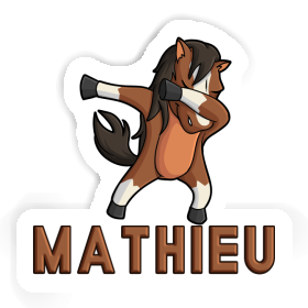 Cheval Autocollant Mathieu Image
