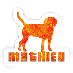 Aufkleber Mathieu Hund Image