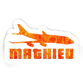 Autocollant Jumbo-Jet Mathieu Image