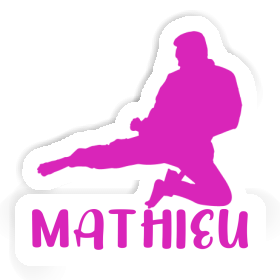 Mathieu Autocollant Karatéka Image