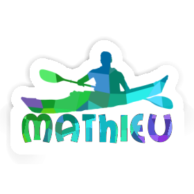 Sticker Mathieu Kayaker Image