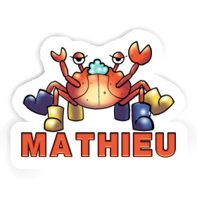 Autocollant Crabe Mathieu Image