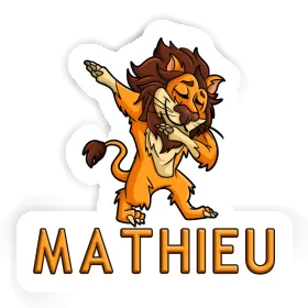 Löwe Aufkleber Mathieu Image