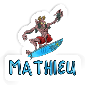 Surfeur Autocollant Mathieu Image