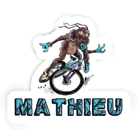 Sticker Mountainbiker Mathieu Image