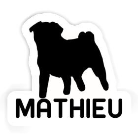 Aufkleber Mops Mathieu Image