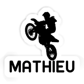 Mathieu Autocollant Motocrossiste Image