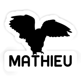 Sticker Owl Mathieu Image