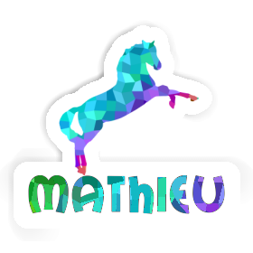 Autocollant Mathieu Cheval Image