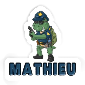 Sticker Police Officer Mathieu Image