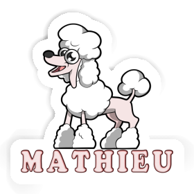 Mathieu Aufkleber Pudel Image