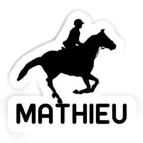 Mathieu Autocollant Cavalière Image