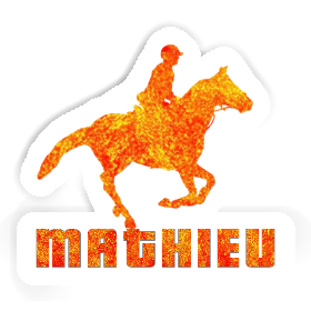 Cavalière Autocollant Mathieu Image