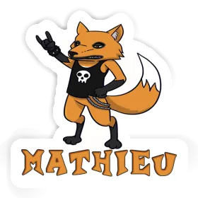 Sticker Mathieu Rocker Fox Image