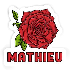 Rosenblüte Aufkleber Mathieu Image