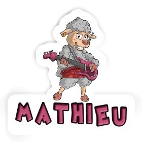 Mathieu Autocollant Rockergirl Image