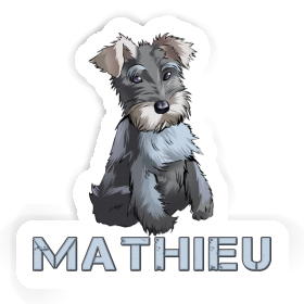 Aufkleber Schnauzer Mathieu Image