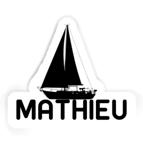 Mathieu Aufkleber Segelboot Image