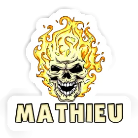 Aufkleber Totenkopf Mathieu Image