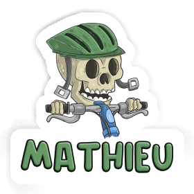 Mountainbiker Aufkleber Mathieu Image