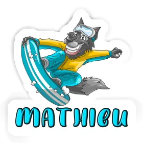 Mathieu Autocollant Boarder Image