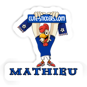 Mathieu Autocollant Coq Image