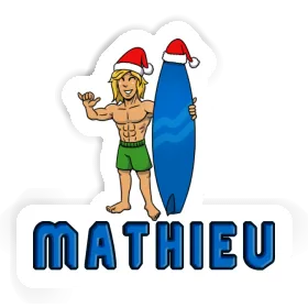 Sticker Mathieu Surfer Image