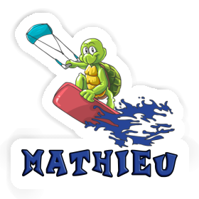 Mathieu Autocollant Kitesurfeur Image