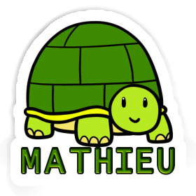 Sticker Turtle Mathieu Image